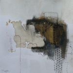 Oystermouth Revisited - Collage with Ink / 38 x 38cm