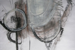Dried Sunflower - Mixed Media / 78 x 110cm
