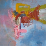 Brownsea - Mixed Media On Canvas. 50 x 50cm