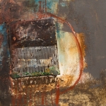 Early-Morning.-Mixed-Media-with-Collage-and-Siena-Earth.-33x33cm