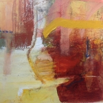 Halcyon Days. - Mixed Media on Cartridge Paper 42 x 42cm
